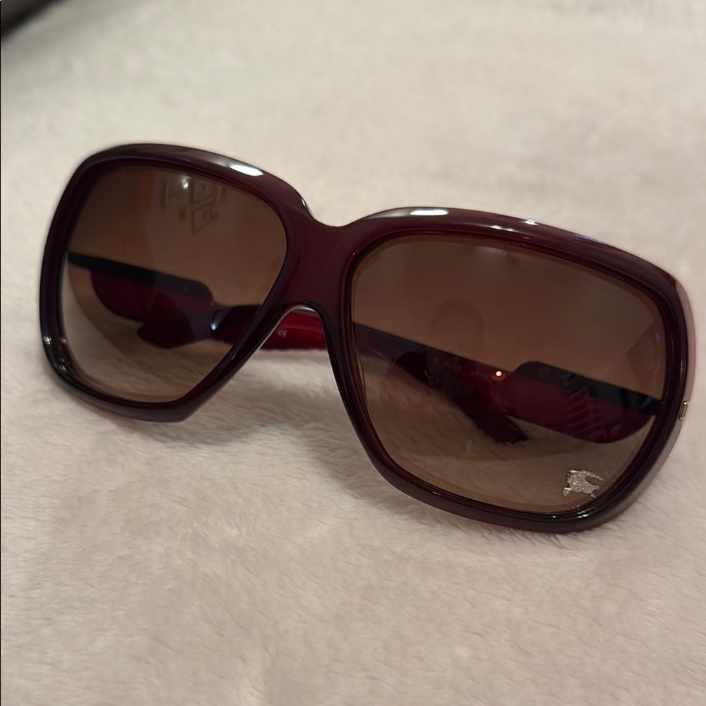 Vintage Authentic Red Burberry Sunglasses